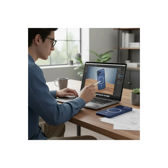 iPhone 17 Pro Max Kılıf M-Safe Şarj Özellikli Kamera Korumalı Kapak