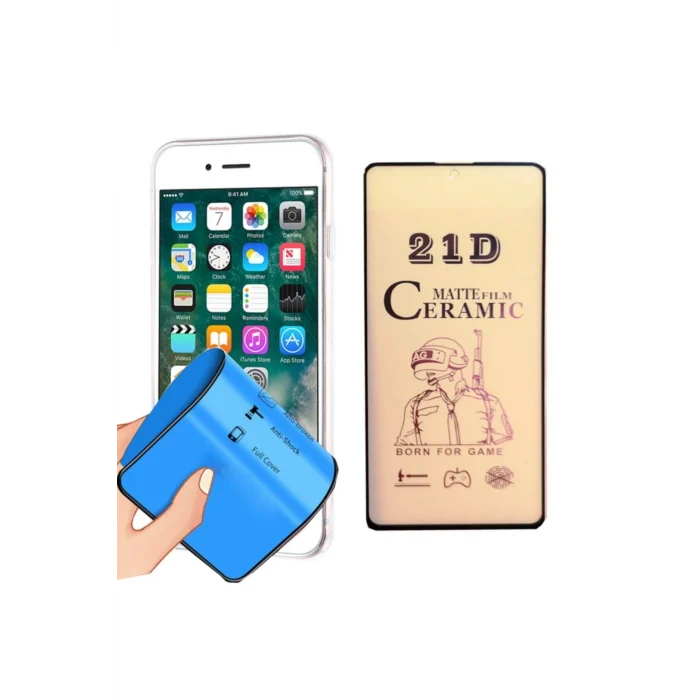 Iphone11 Nano Film Koruyucu Flexible Cam Kırılmaz Siyah Cam Koruyucu