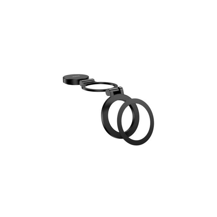 Yapışkanlı Katlanabilir Manyetik Magsafe Araç Tutucu - Siyah