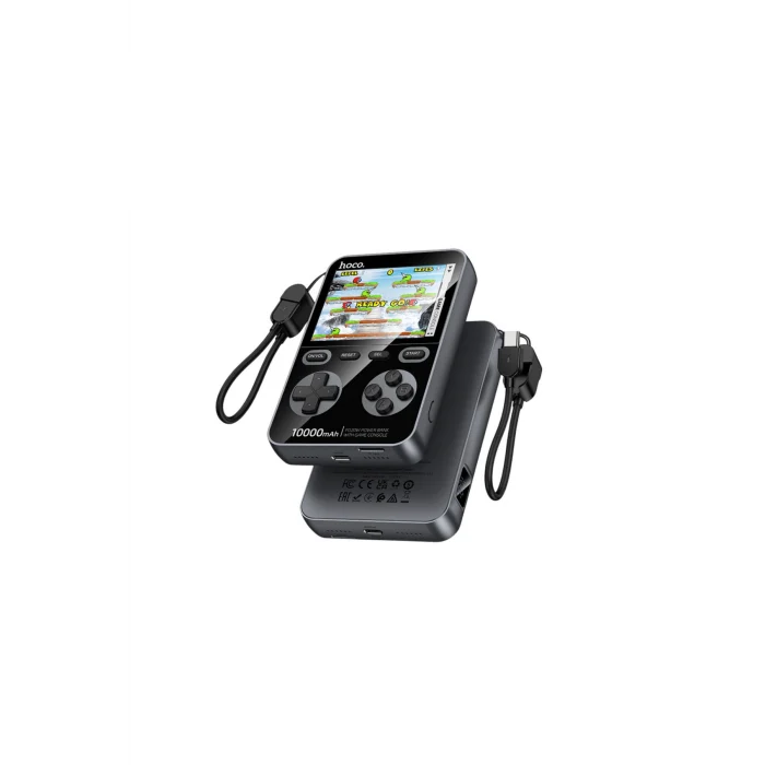 10.000 mAh PD 20W Dahili Retro Oyun Konsollu Magsafe Powerbank - Siyah