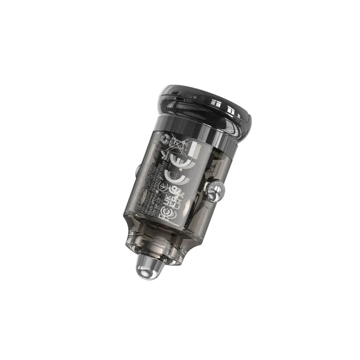 PD 30W Type-C ve USB Çıkışlı Araç Şarjı - Siyah