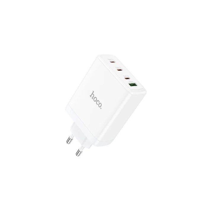 PD 100 Watt 3 Adet Type-C 1 Adet USB Şarj Aleti - Beyaz