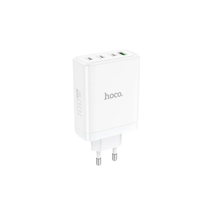 PD 100 Watt 3 Adet Type-C 1 Adet USB Şarj Aleti - Beyaz