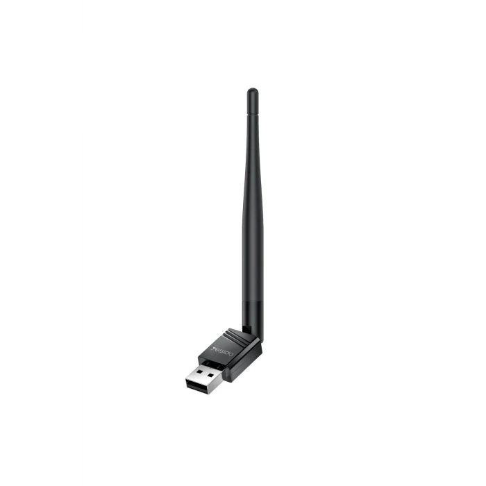 2.4GHz Wifi 4 180 Metre Açık Alan Menzilli 150 MB/S Wifi Adaptör - Siyah