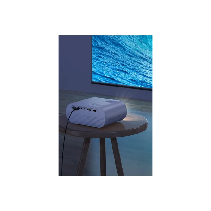 Projeksiyon Cihazı BT 5.0 720P Wifi Kablolu Projeksiyon Cihazı (LİSANLI)