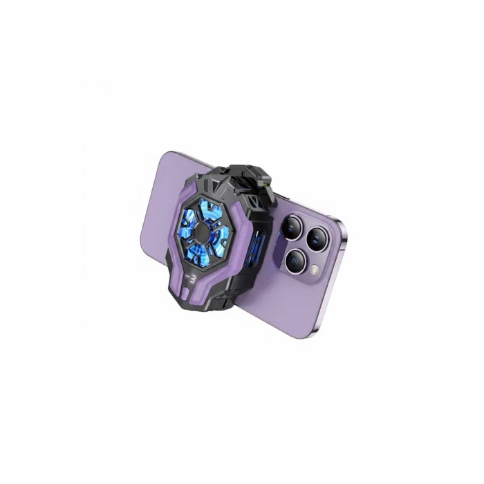 Dijital Sıcaklık Göstergeli Radyatör Telefon Soğutucu Fan (LİSANSLI) (5-7 İnc)