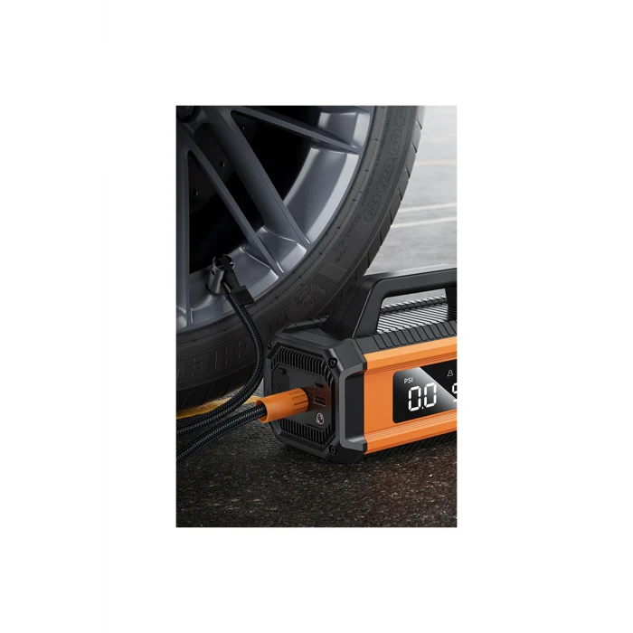 38.5W Akıllı Hava Pompası ve Acil Marş Destekli 10.000 mAh 18W Hızlı Şarj Destekli Powerbank