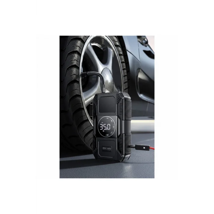 29.6W Akıllı Hava Pompası ve Acil Marş Destekli 8.000 mAh Powerbank (LİSANSLI)