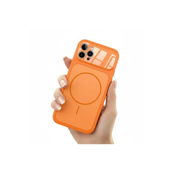 iPhone 11 Kılıf 17 Pro Max Görünümlü M-Safe Şarj Özellikli Kamera Korumalı Kapak