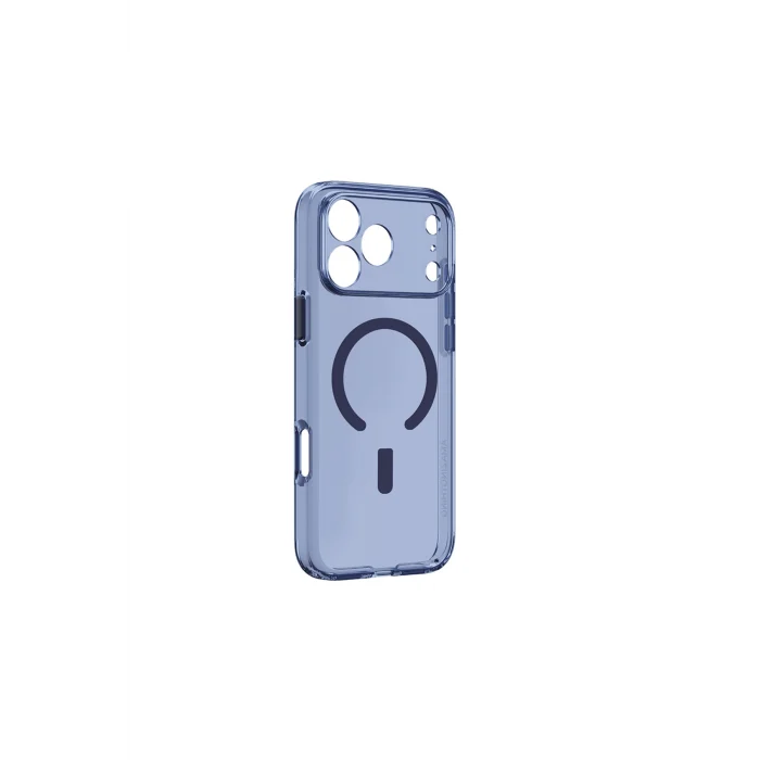 iPhone 17 Pro Kılıf M-safe Uyumlu Kamera Korumalı Minimal Lens Serisi Kapak Mavi