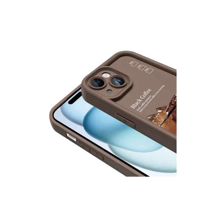 iPhone 13 Kılıf Kamera Korumalı Baskılı Arka Yüzey Kapak