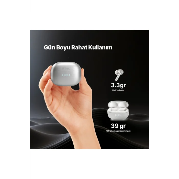 AirBeat Pro ANC LCD Gerçek Kablosuz TWS Bluetooth Kulaklık- 2KM159