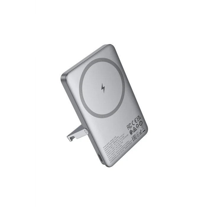 Magsafe Standlı Powerbank 10.000 mAh 20W Type-C ve 10W Kablosuz Şarj PD Magsafe (LİSANSLI)