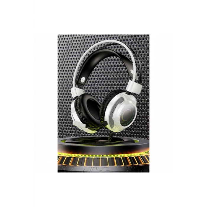 RGB Aydınlatmalı (ANC) Özellikli 2M Kablolu Kafa üstü Gaming Kulaklık (LİSANSLI)