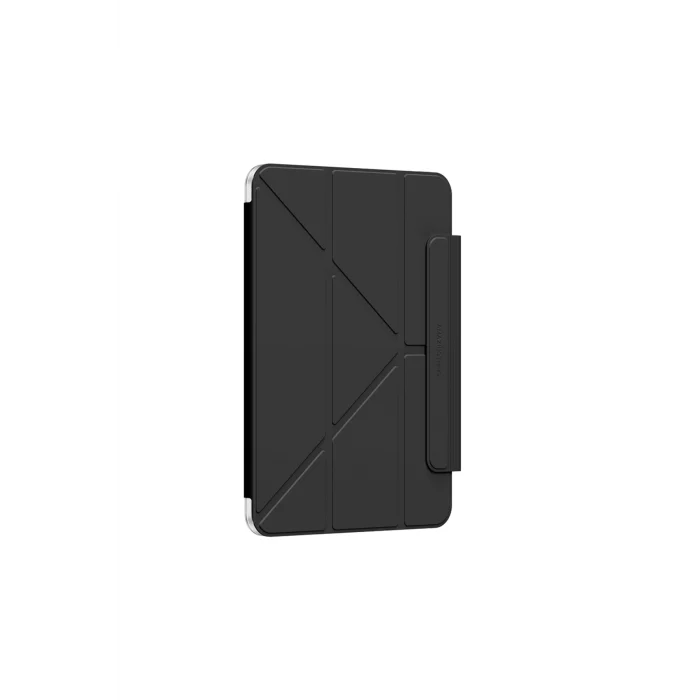 iPad Pro 11 2024 Uyumlu Minimal Mag Katlanabilir Standlı Kalem Bölmeli Kılıf Siyah