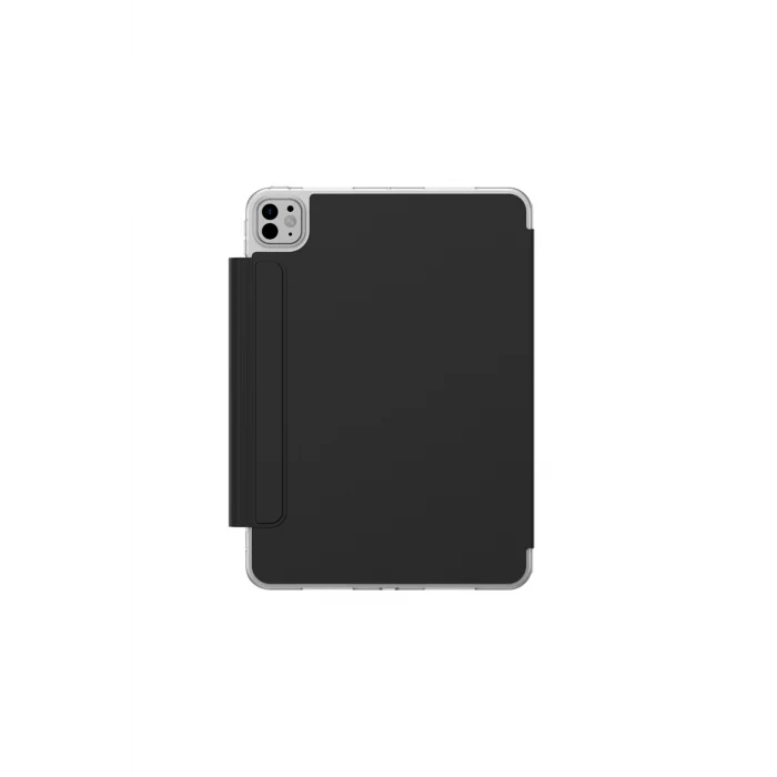 iPad Pro 11 2024 Uyumlu Minimal Mag Katlanabilir Standlı Kalem Bölmeli Kılıf Siyah