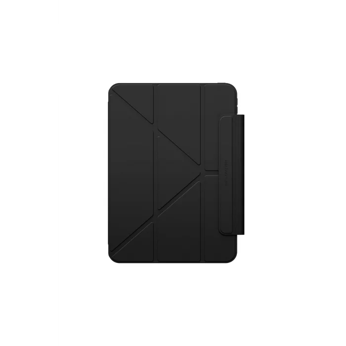 iPad Pro 11 2025 M5 Uyumlu Minimal Mag Katlanabilir Standlı Kalem Bölmeli Kılıf Siyah