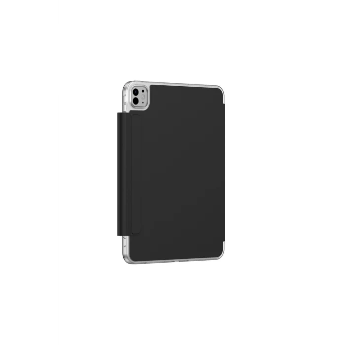 iPad Pro 11 2025 M5 Uyumlu Minimal Mag Katlanabilir Standlı Kalem Bölmeli Kılıf Siyah