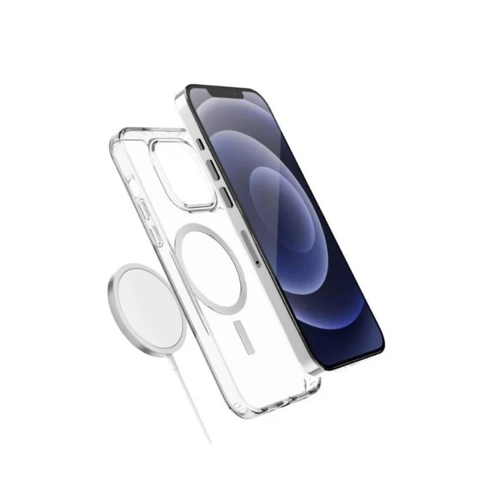 Trendy Iphone 11 Kılıf Magsafe Destekli Şeffaf Magsafe