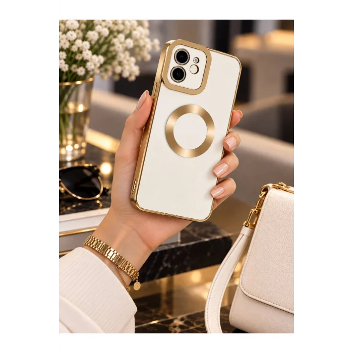iPhone 11 Uyumlu Kılıf Kamera Korumalı Logo Gösteren Kapak