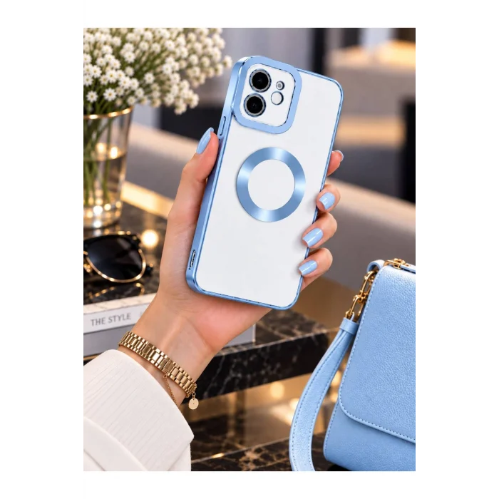 iPhone 11 Uyumlu Kılıf Kamera Korumalı Logo Gösteren Kapak
