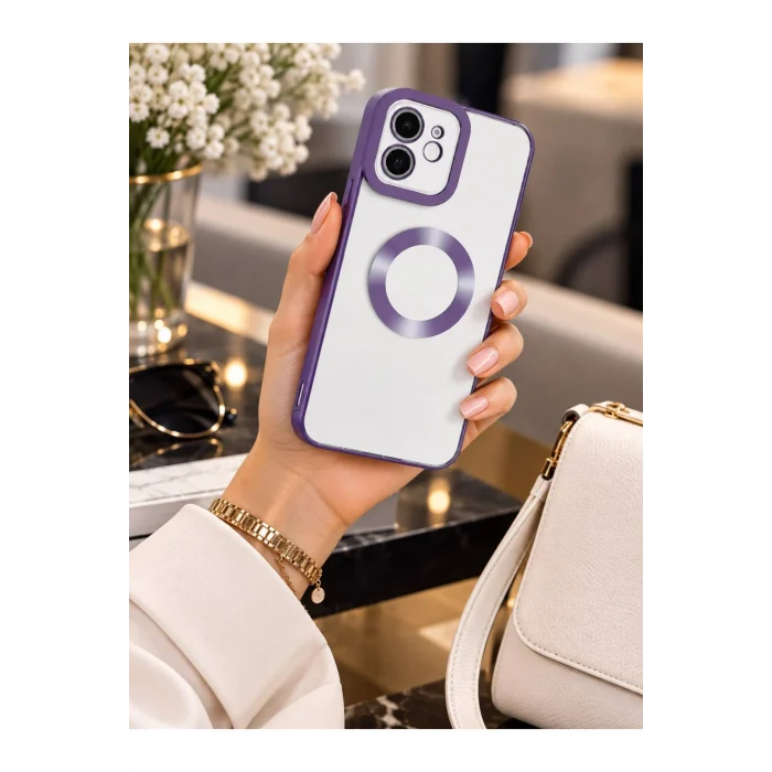 iPhone 11 Uyumlu Kılıf Kamera Korumalı Logo Gösteren Kapak