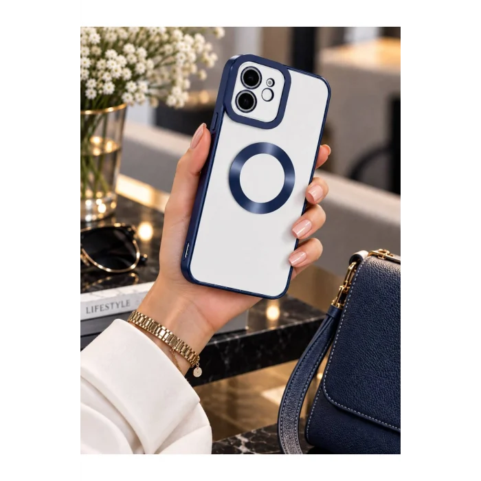 iPhone 11 Uyumlu Kılıf Kamera Korumalı Logo Gösteren Kapak