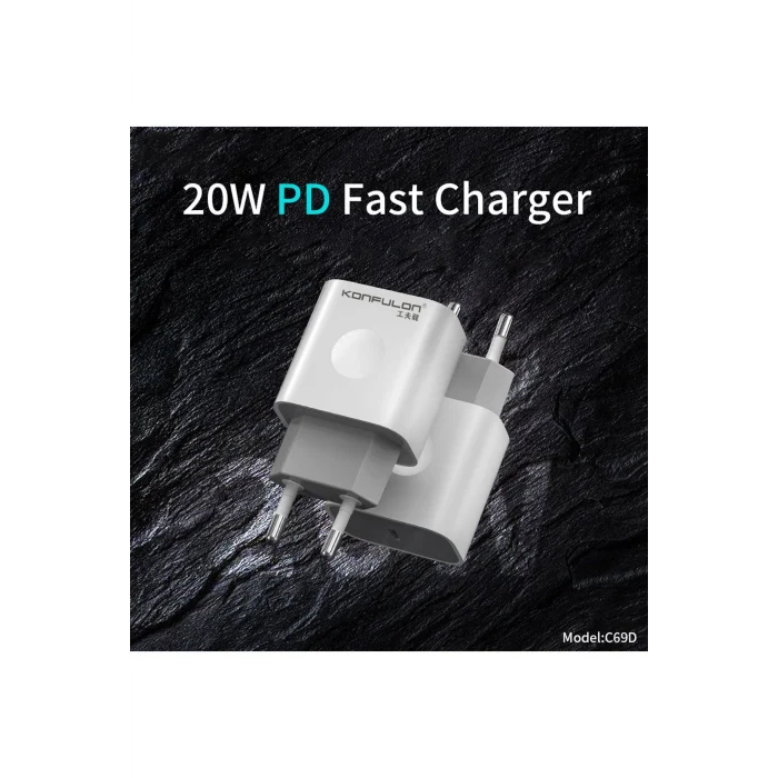 Apple Iphone 11/12/13/14 Serileri Uyumlu (20W) Iphone Şarj Adaptörü Usb C Yeni Nesil Hızlı Şarj
