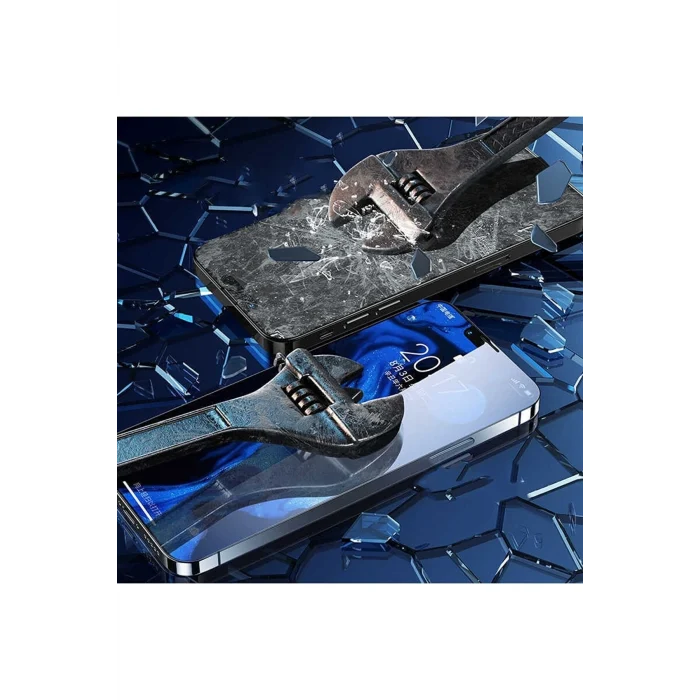 Iphone 11 Tam Kaplayan Ekran Koruyucu - 5d Darbe Emici Temperli Kırılmaz Cam