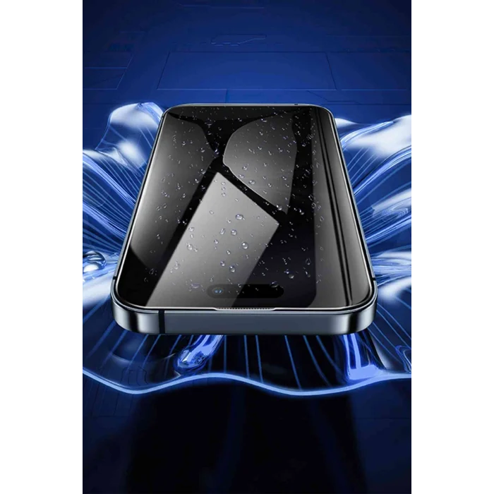 iPhone 14 Pro Max Uyumlu Hoco Bear Shield Hayalet Cam Ekran Koruyucu