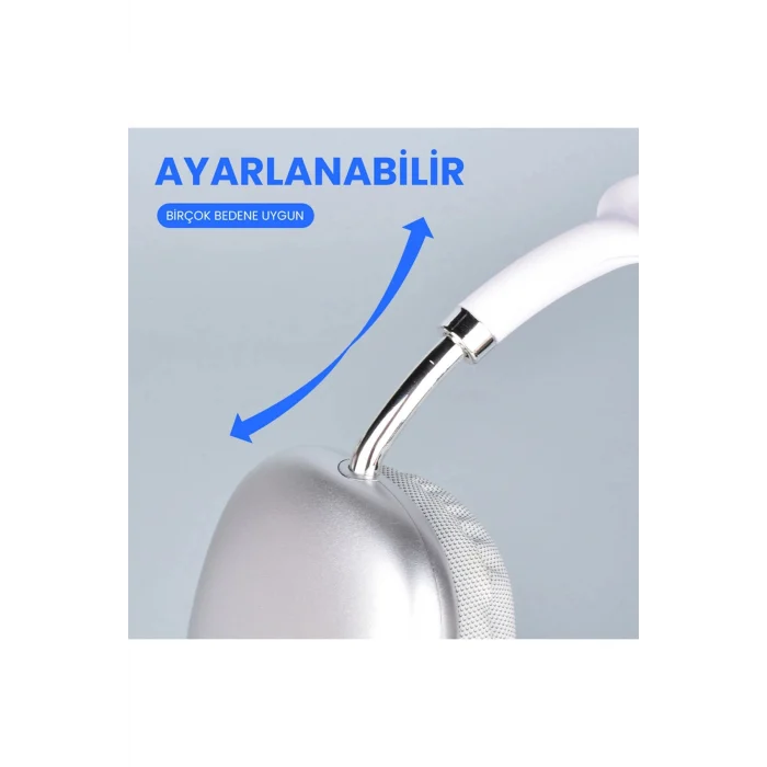 Bluetooth Kulaklık Hi-Fi Ses Kalitesi Ayarlanabilir ve Katlanabilir Kulak Üstü