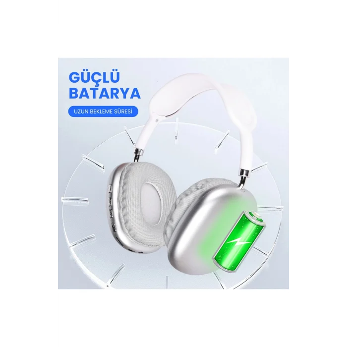 Bluetooth Kulaklık Hi-Fi Ses Kalitesi Ayarlanabilir ve Katlanabilir Kulak Üstü