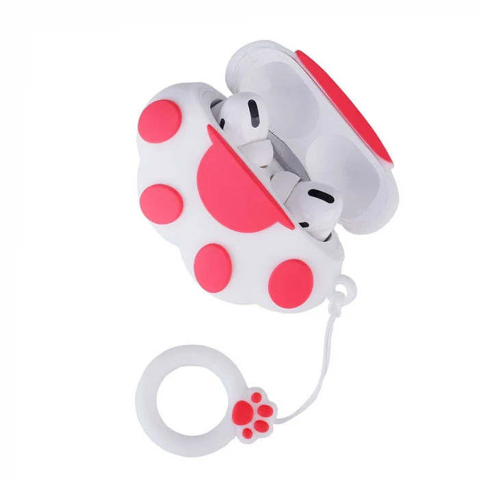 Airpods Pro 2 TPU Kabartma Figürlü İpli Airbag 37 Silikon Kılıf