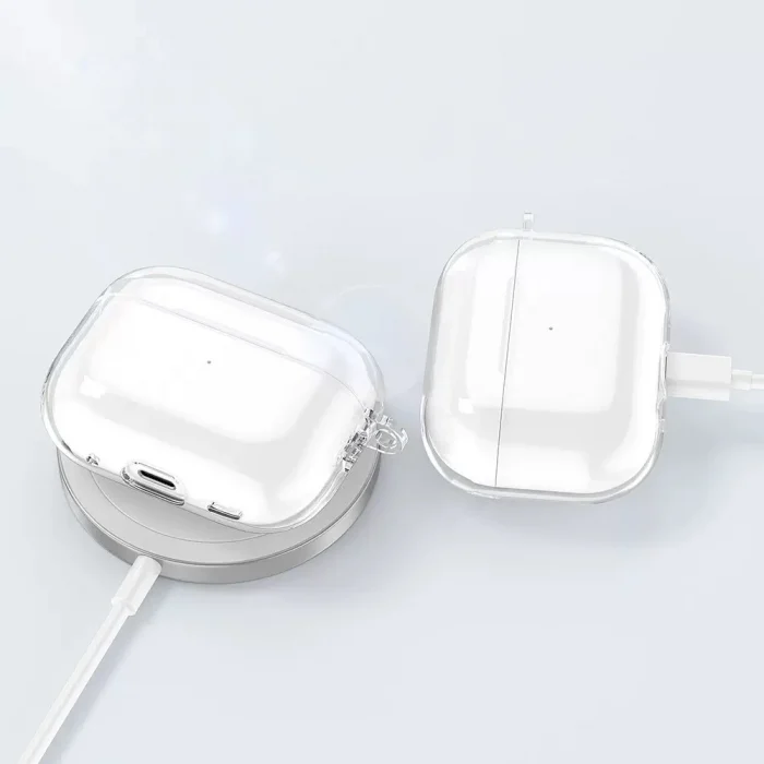 Airpods Pro 3 Kılıf Şeffaf Kristal Silikon Airbag 14 Kılıf