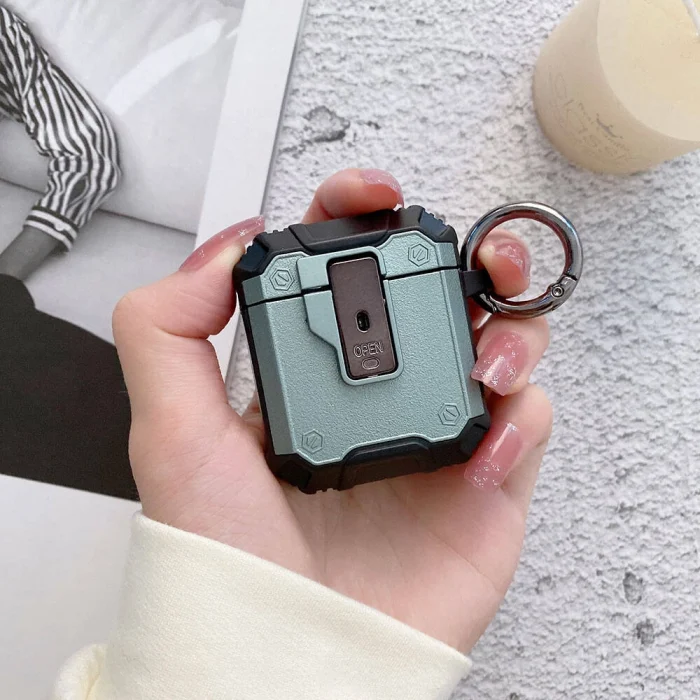 Airpods Airbag 35 Darbelere Karşı Dayanıklı Düğmeli Kılıf