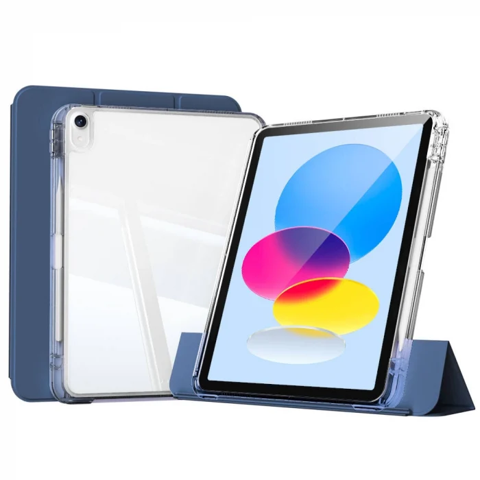 ​iPad 10.9 2022 (10.Nesil) Kılıf Magnetik Ayrılabilen Airbagli Sliding Tablet Kılıfı