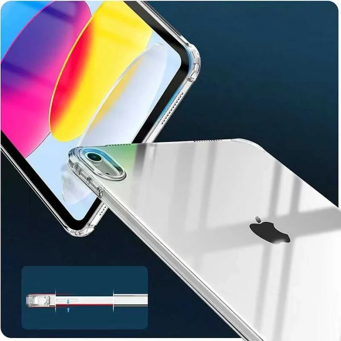 iPad 10.9 2022 (10.Nesil) Kılıf  Tablet Nitro Anti Shock Silikon Kapak