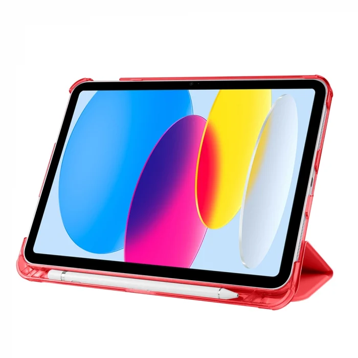 iPad 11.Nesil 2025 Smart Cover Kalem Bölmeli Standlı 1-1 Kılıf