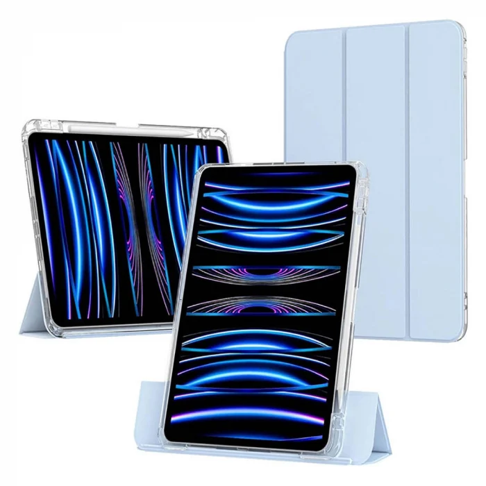 ​iPad Air 11 2024 Kılıf Magnetik Ayrılabilen Airbagli Sliding Tablet Kılıfı