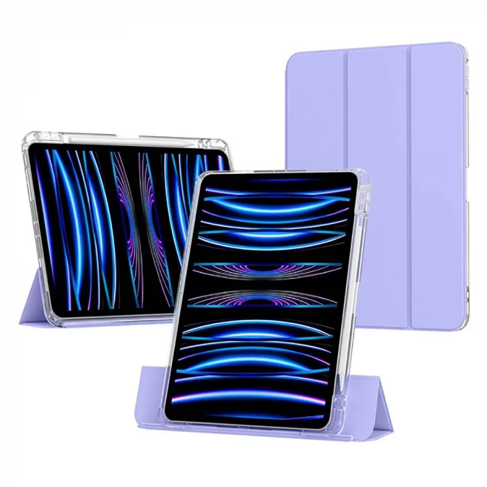 ​iPad Air 11 2024 Kılıf Magnetik Ayrılabilen Airbagli Sliding Tablet Kılıfı