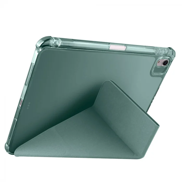 iPad Air 11 2024 Kılıf Tri Folding Kalem Bölmeli Standlı Kılıf