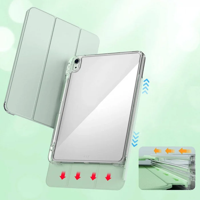 iPad Air 11 2025 M3 Kılıf Magnetik Ayrılabilen Airbagli Sliding Tablet Kılıfı