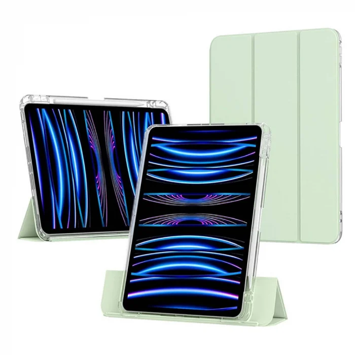 ​iPad Air 13 2024 Kılıf Magnetik Ayrılabilen Airbagli Sliding Tablet Kılıfı