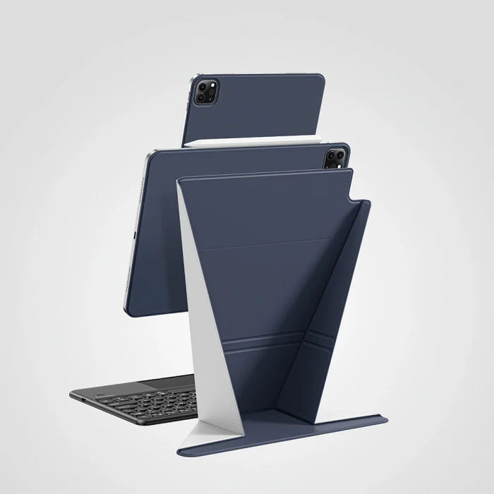 iPad Air 13 2025 M3 Amazingthing Matte Pro Mag Folio Katlanabilir Magnetik Standlı Kılıf