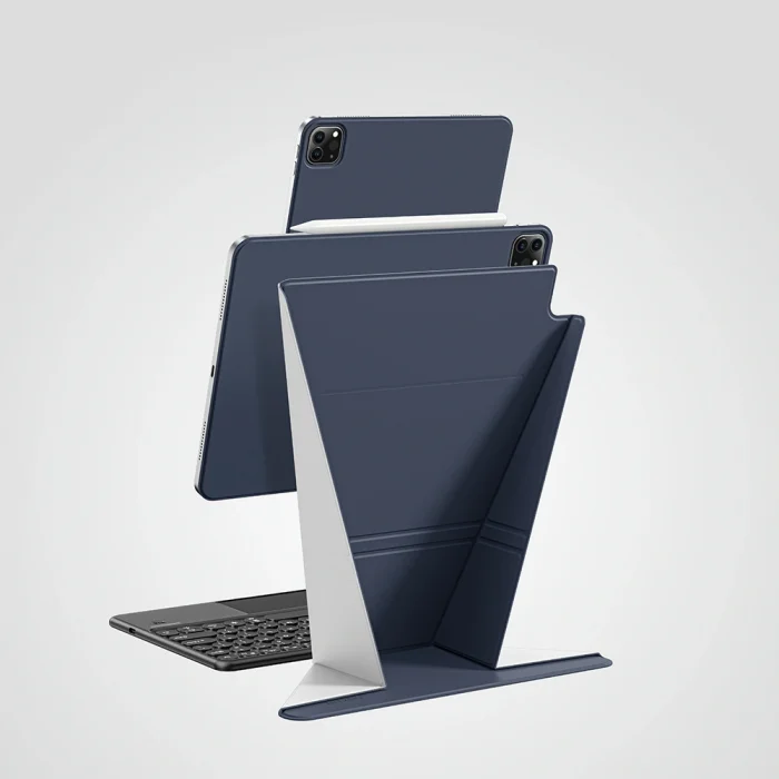 Apple iPad Air 13 2025 M3 Amazingthing Matte Pro Mag Folio Katlanabilir Magnetik Standlı Kılıf