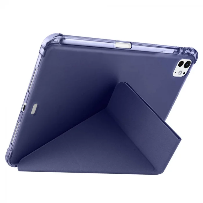 iPad Pro 11 2024 Kılıf Tri Folding Kalem Bölmeli Standlı Kılıf