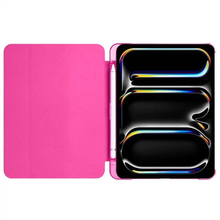 iPad Pro 11 2024 Smart Cover Kalem Bölmeli Standlı 1-1 Kılıf