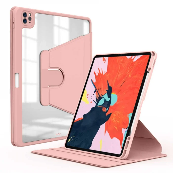 iPad Pro 12.9 2022 M2 Kılıf  Nayn Dönebilen Standlı Kılıf