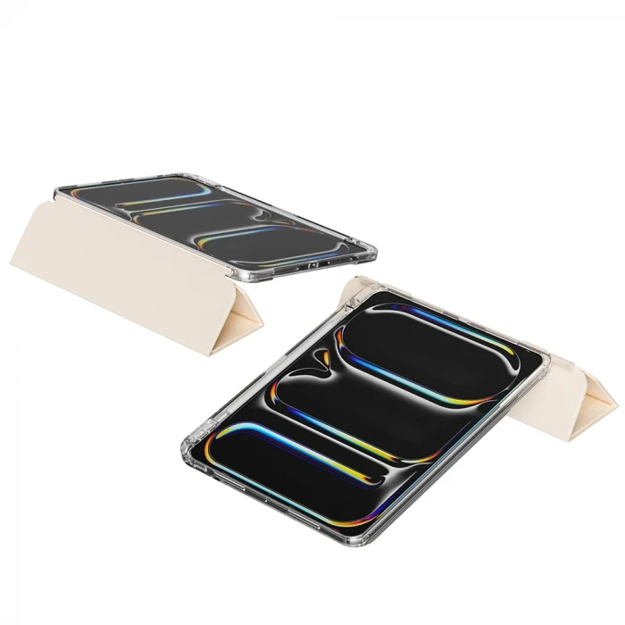 ​​iPad Pro 13 2024 Kılıf Magnetik Ayrılabilen Airbagli Sliding Tablet Kılıfı