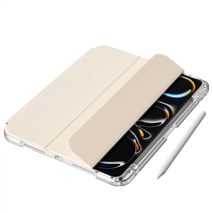 ​​iPad Pro 13 2024 Kılıf Magnetik Ayrılabilen Airbagli Sliding Tablet Kılıfı